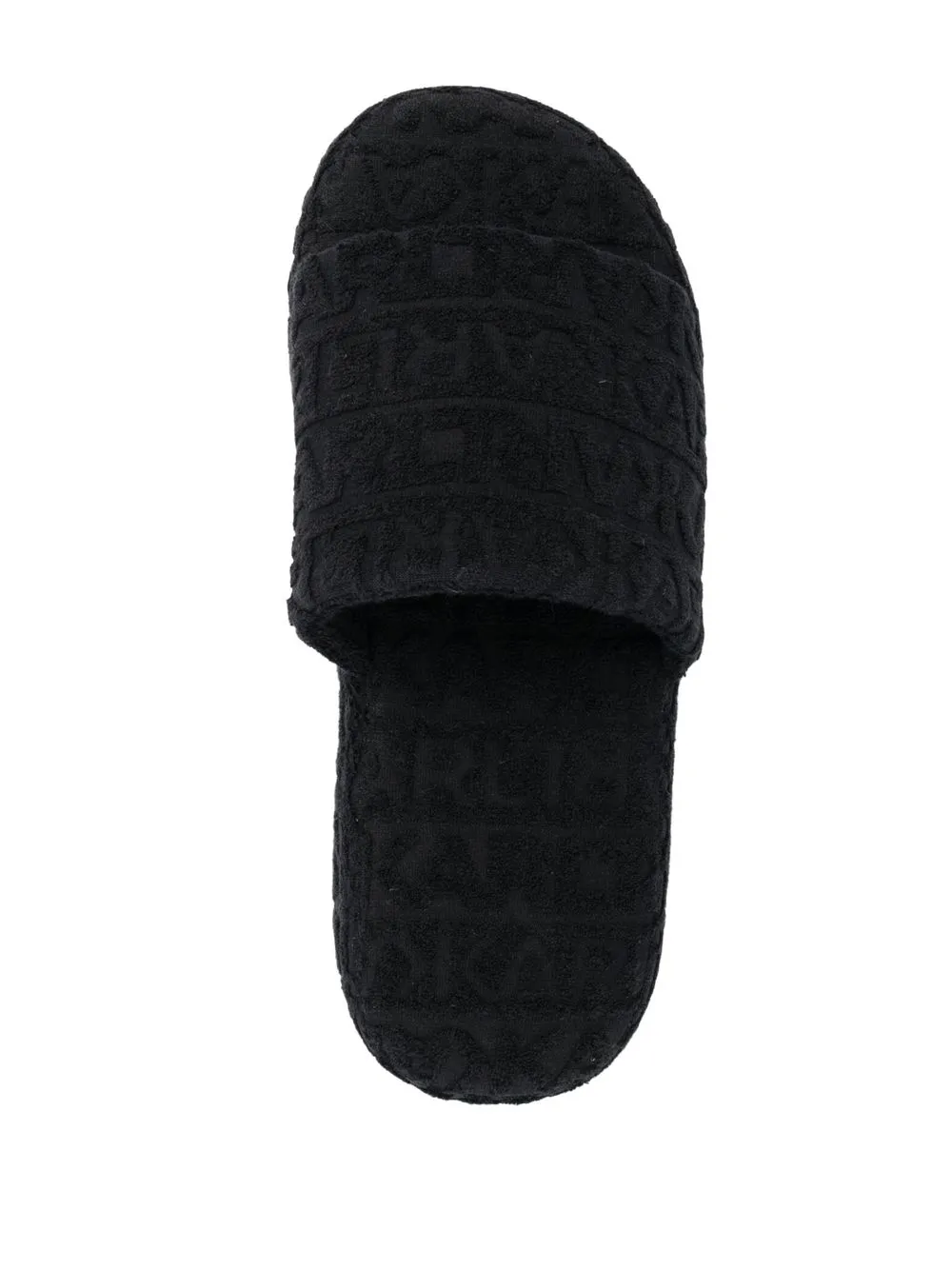 Karl Lagerfeld Veranda Frottee-pantoletten In Black