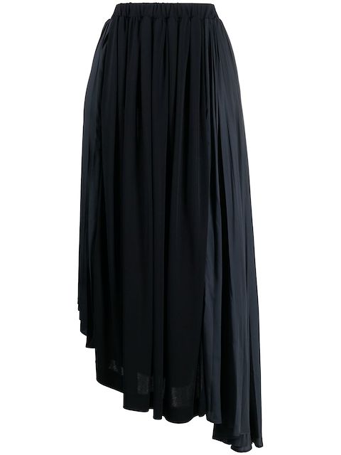 Jil Sander asymmetric colour-blocked skirt