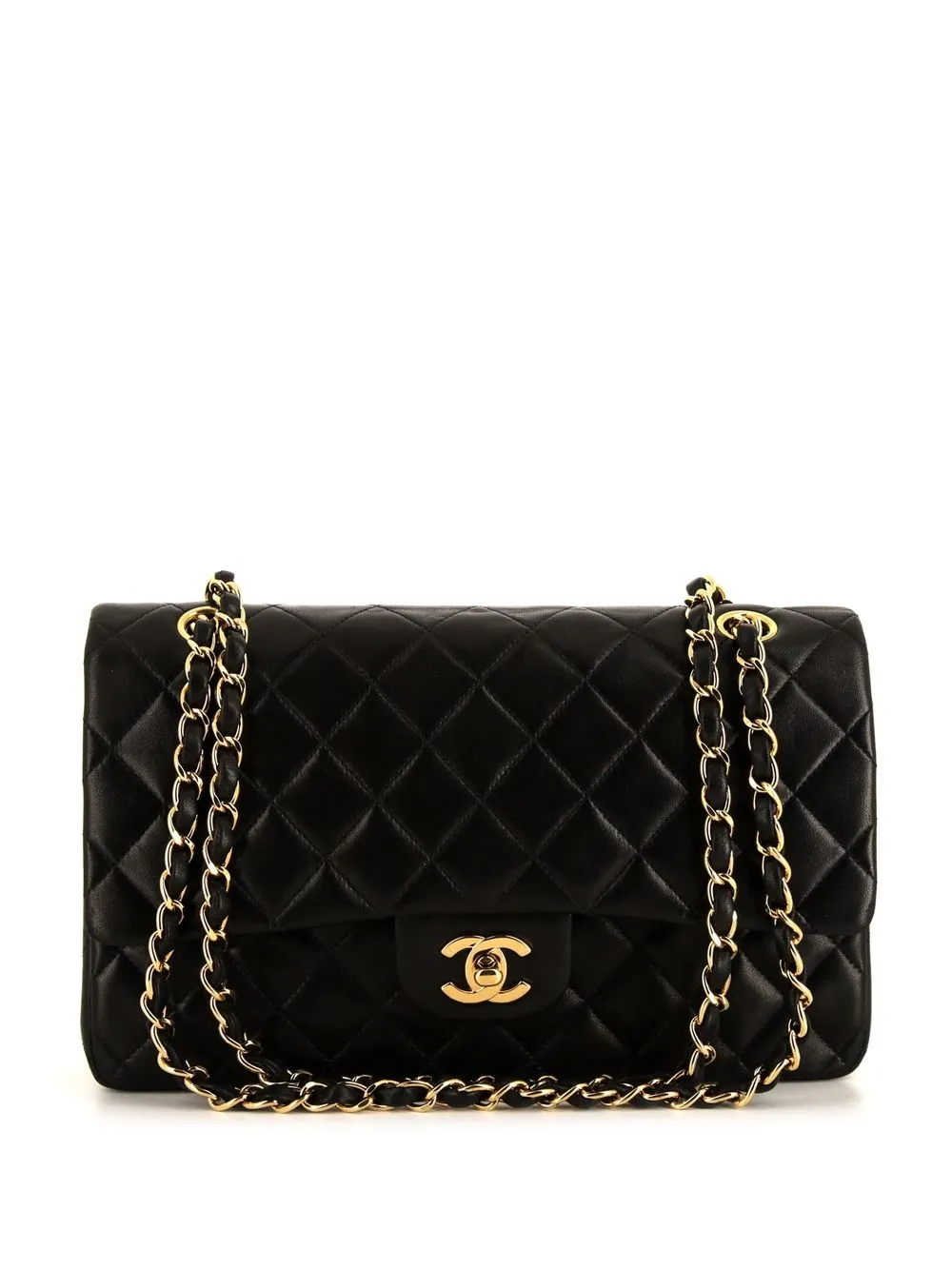 

Chanel Pre-Owned Timeless CC turn-lock shoulder bag - Black