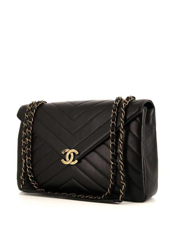 Chanel Pre-owned Quilted Flap Shoulder Bag - Black