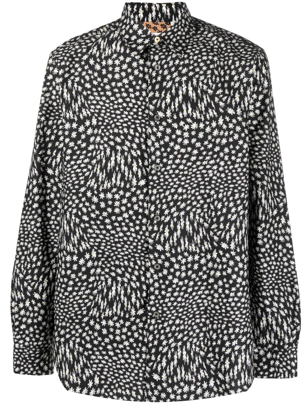 

Paul Smith foral-print long-sleeve shirt - Black