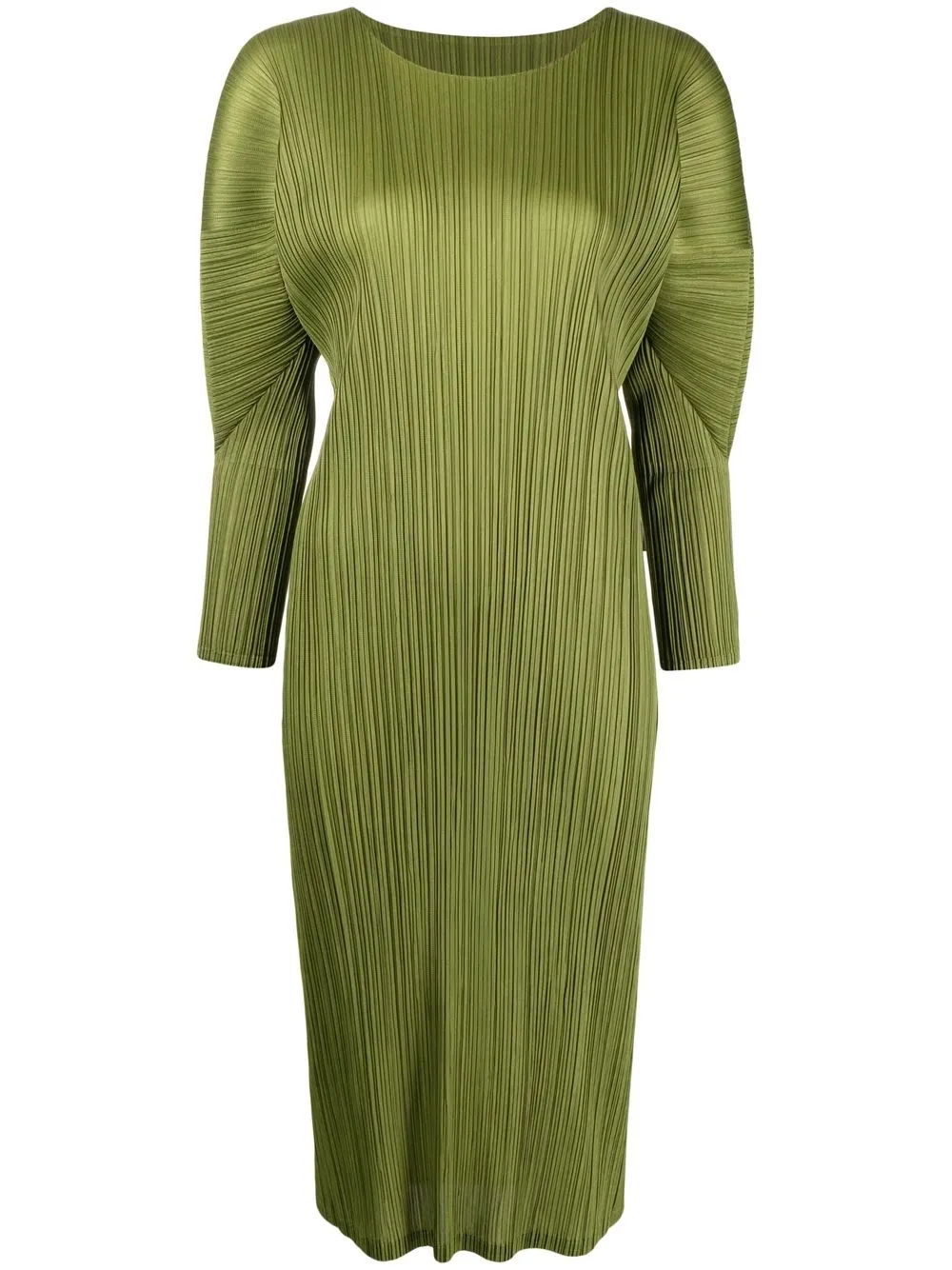 

Pleats Please Issey Miyake fully-pleated midi dress - Green