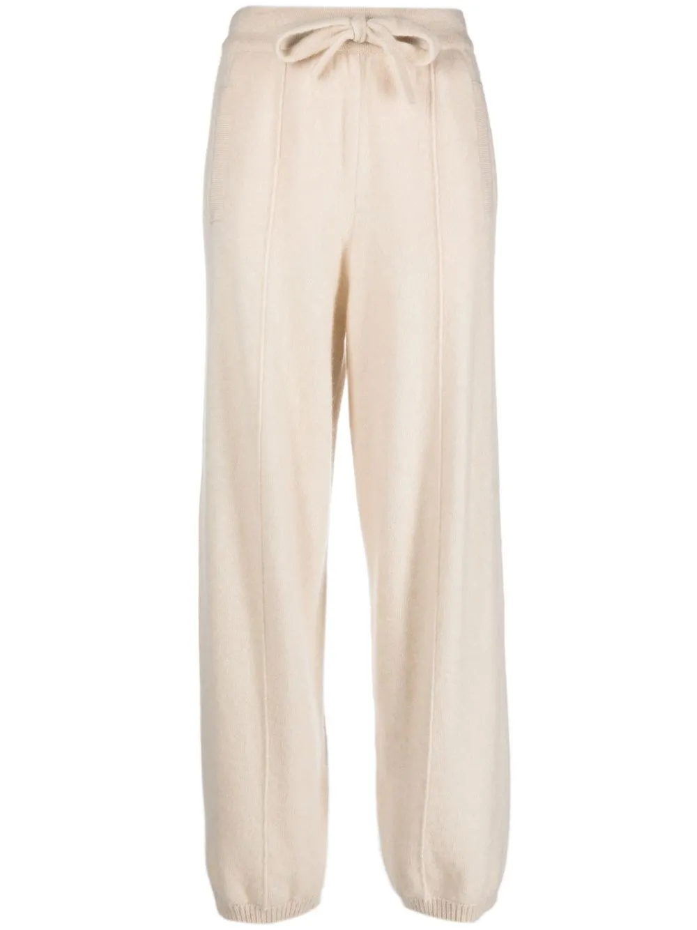 

Laneus knitted straight-leg trousers - Neutrals