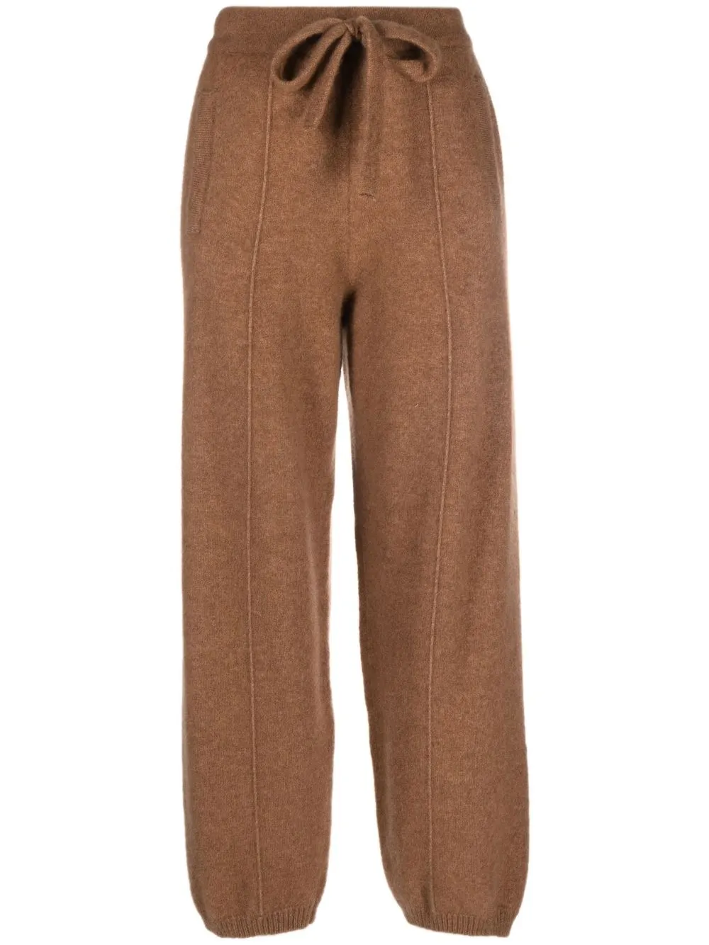 

Laneus knitted straight-leg trousers - Brown