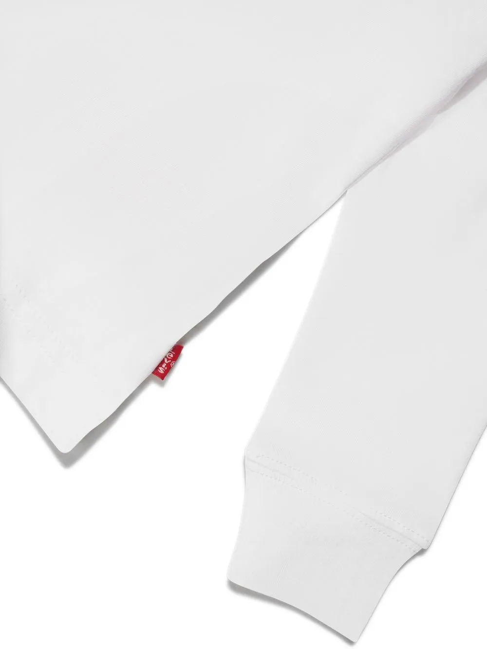 Levi's Logo-print Long-sleeve T-shirt In White