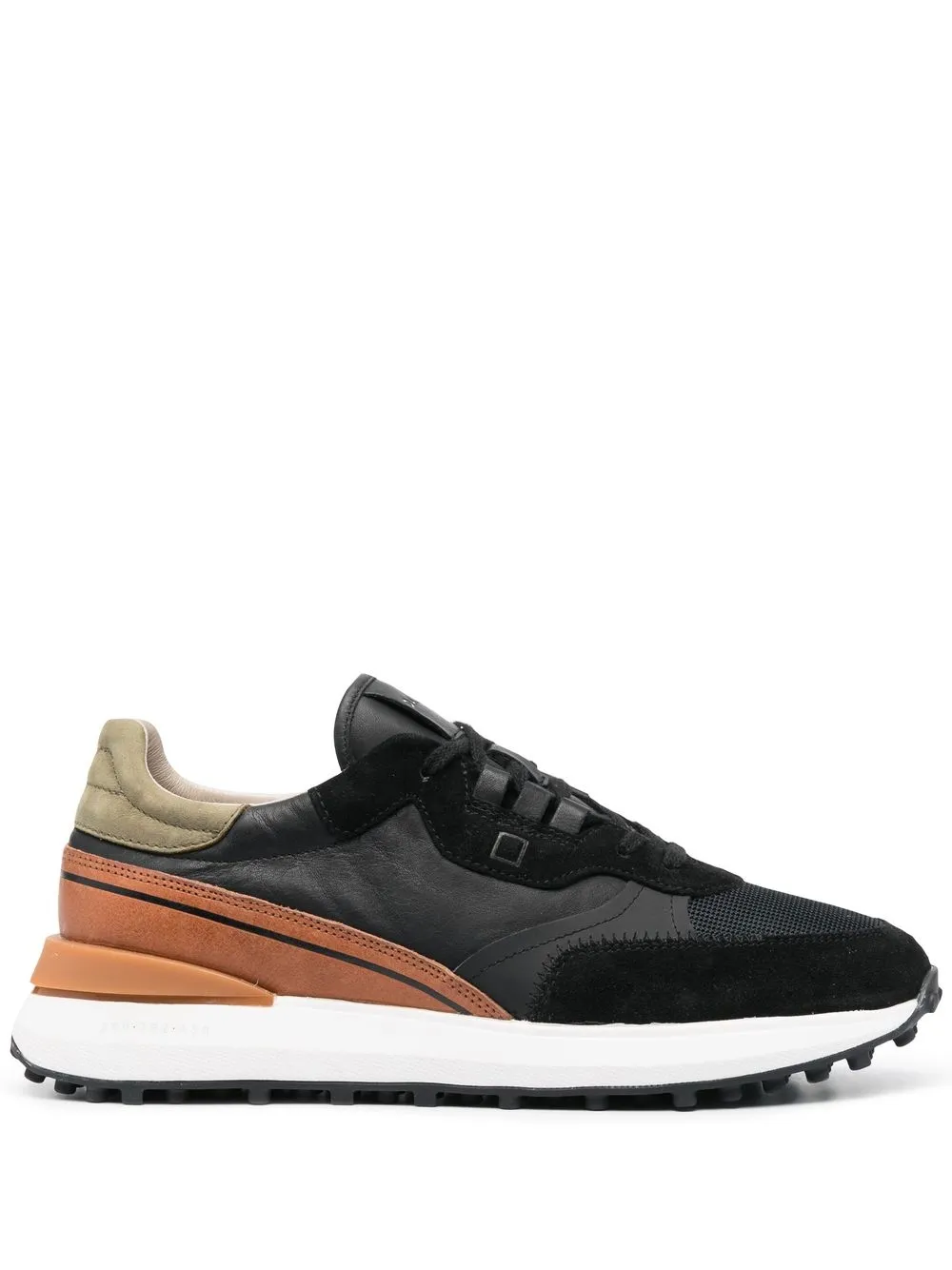 

D.A.T.E. colour-block panel low-top sneakers - Black