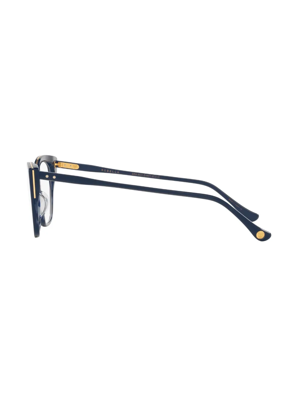  Dita Eyewear Oval-frame Glasses - Blue 