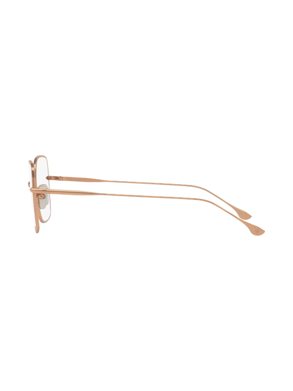 Dita Eyewear Bril met vierkant montuur Goud