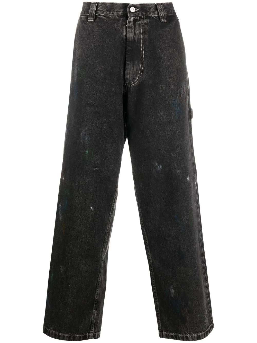 

Maison Margiela distressed-finish straight-leg jeans - Black