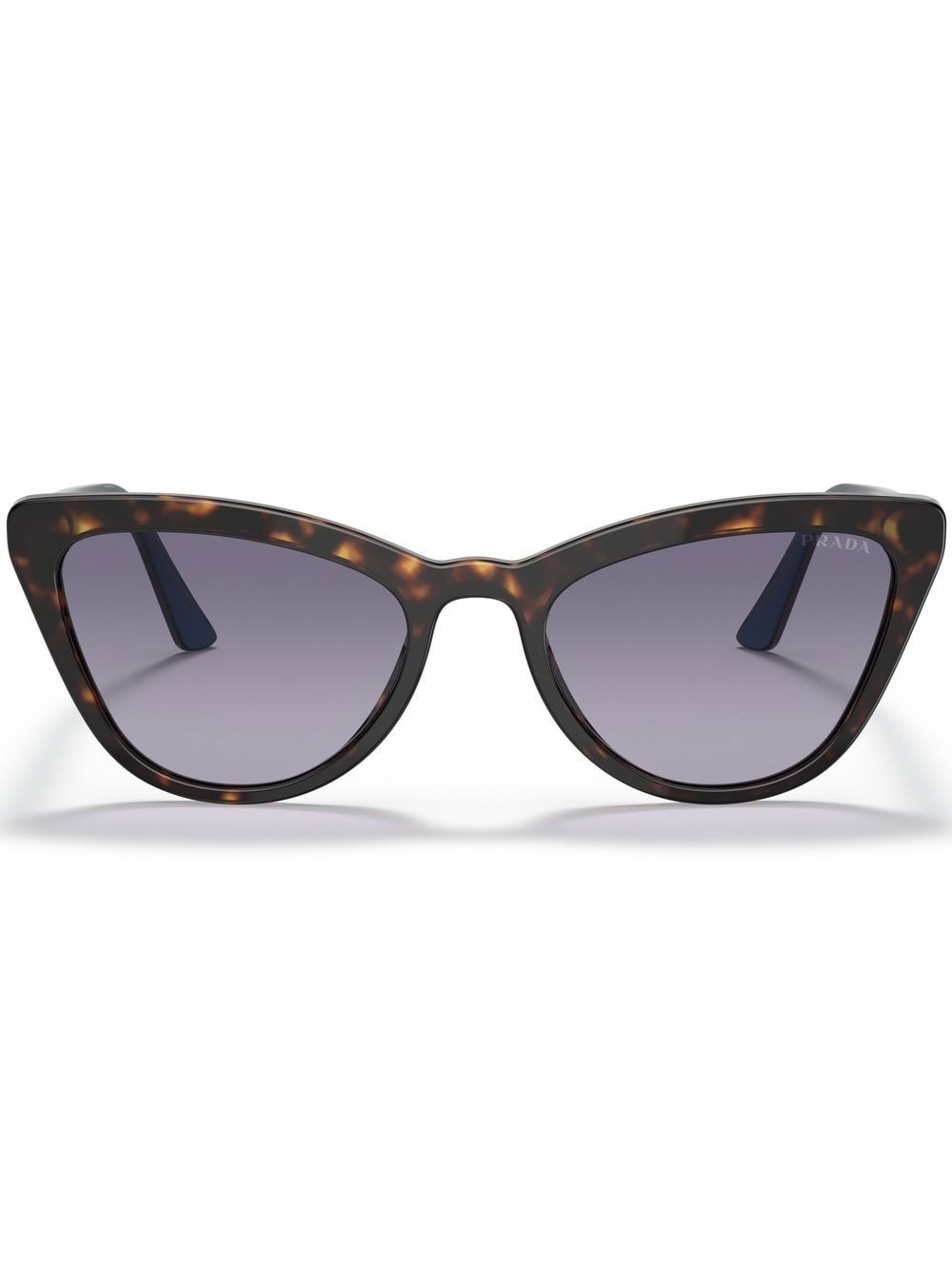 Prada Eyewear Catwalk zonnebril met schildpadschild-effect Bruin