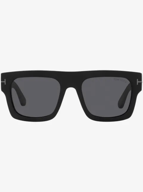 TOM FORD Eyewear Óculos de sol quadrado lentes coloridas