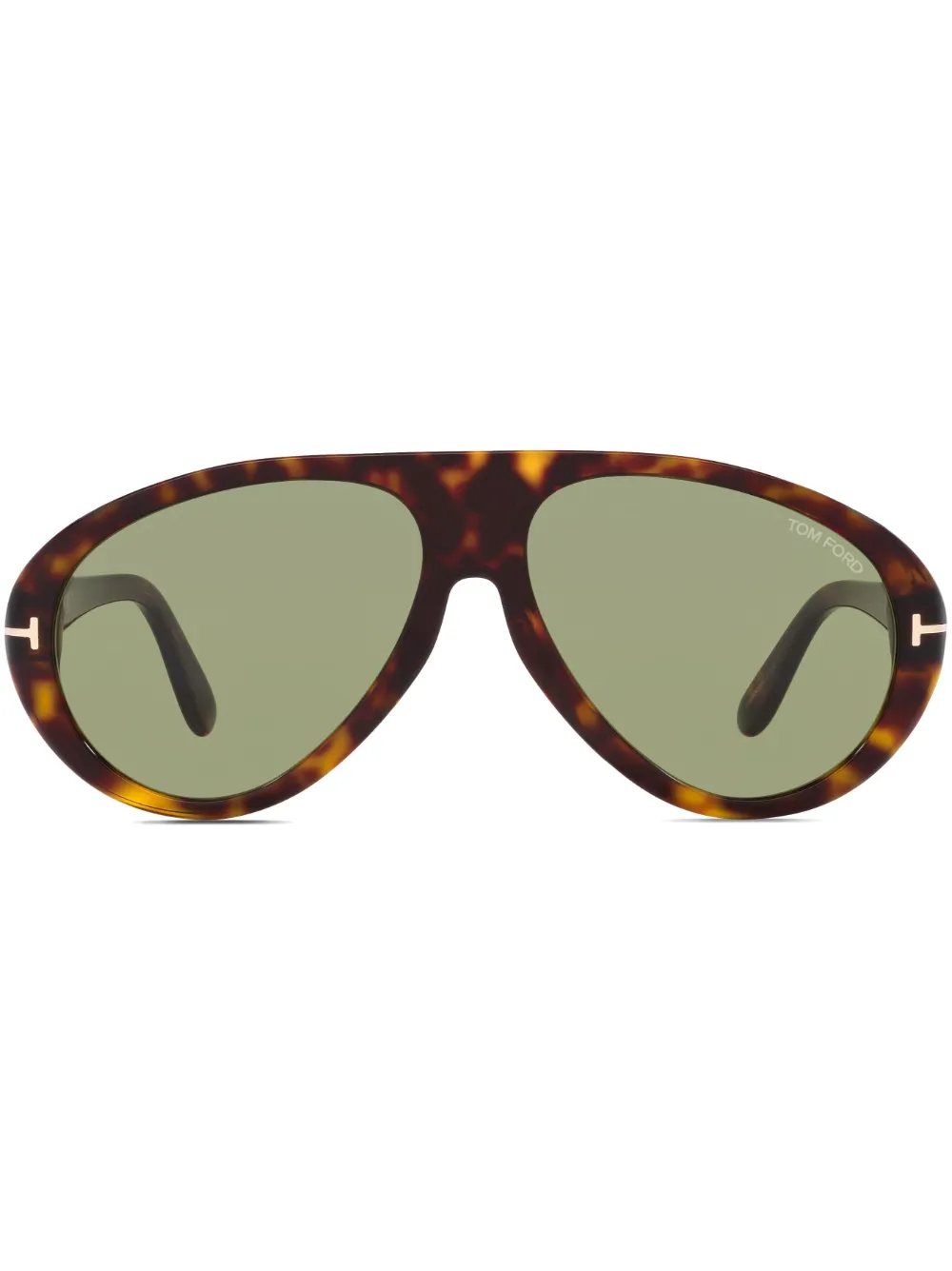 Tom Ford Tortoiseshell Effect Sunglasses In 4400j6 Tortoise Black