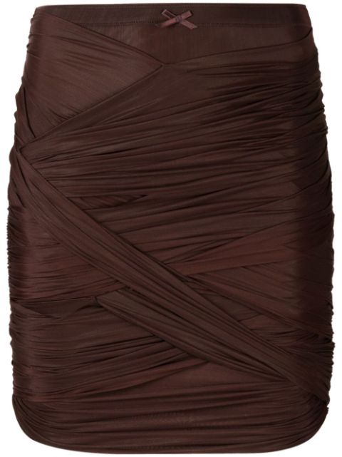 Alexander Wang ruched draped skirt