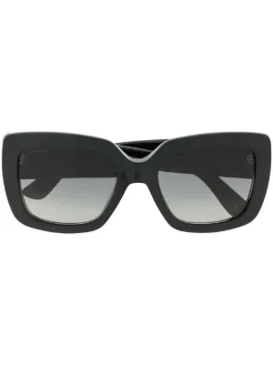 Prada Eyewear バイカラー サングラス | ブラック | FARFETCH JP