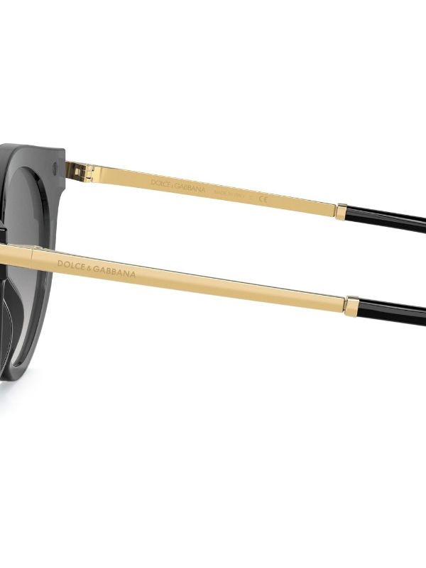 Dolce and gabbana discount sunglasses gold frame