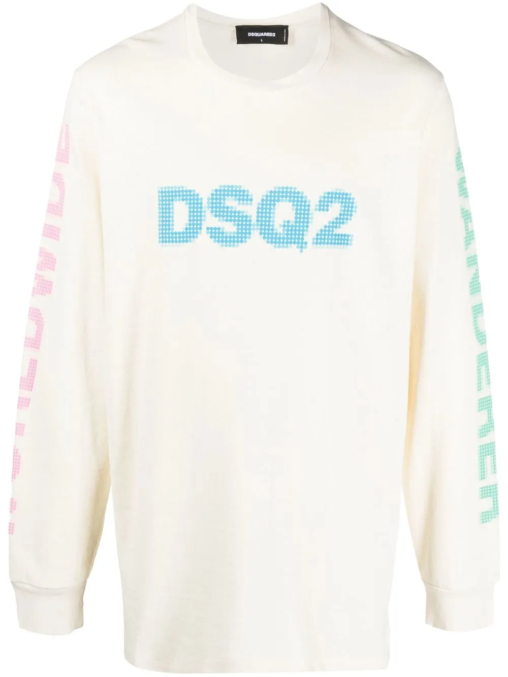 

Dsquared2 logo-print cotton sweatshirt - White