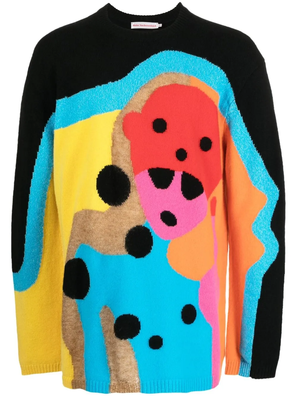 

Walter Van Beirendonck intarsia-knit crew-neck jumper - Multicolour