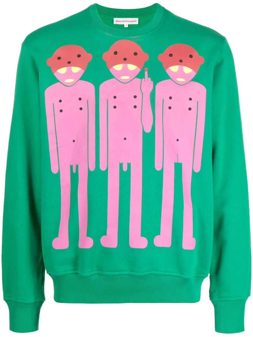 

Walter Van Beirendonck sudadera con estampado gráfico - Verde