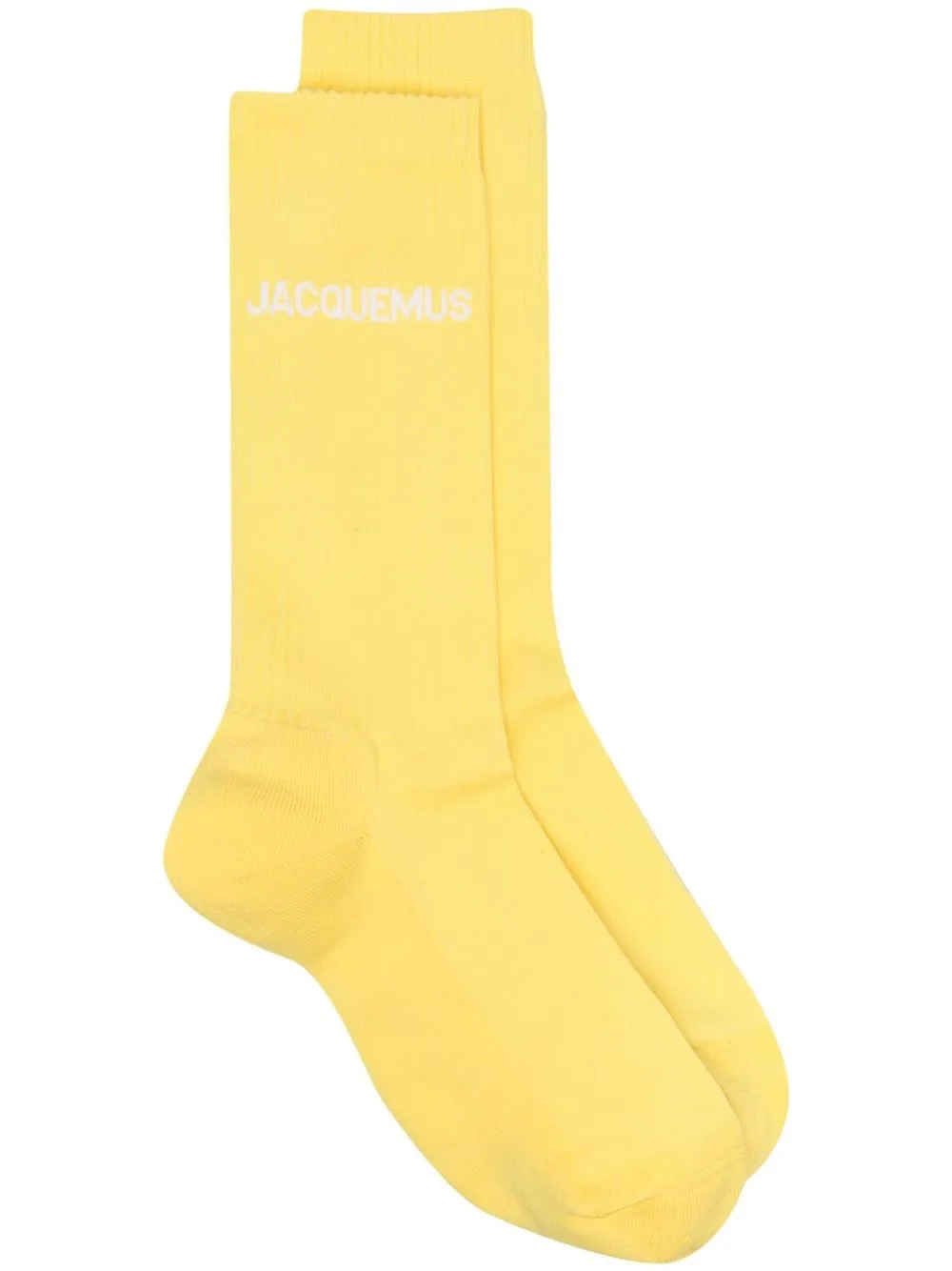 

Jacquemus logo-jacquard ribbed socks - Yellow