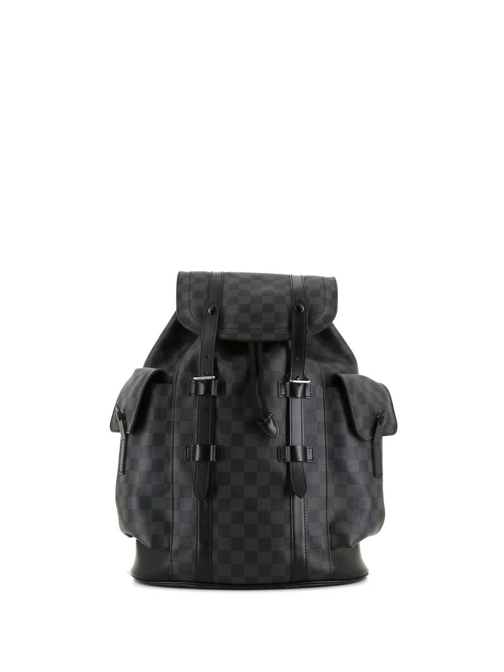 Pre-owned Louis Vuitton  Christopher Backpack In 黑色