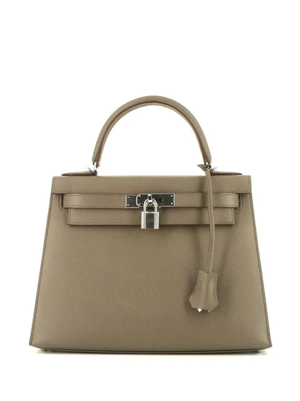 Hermès Pre-owned Kelly 28 Bag - Grey