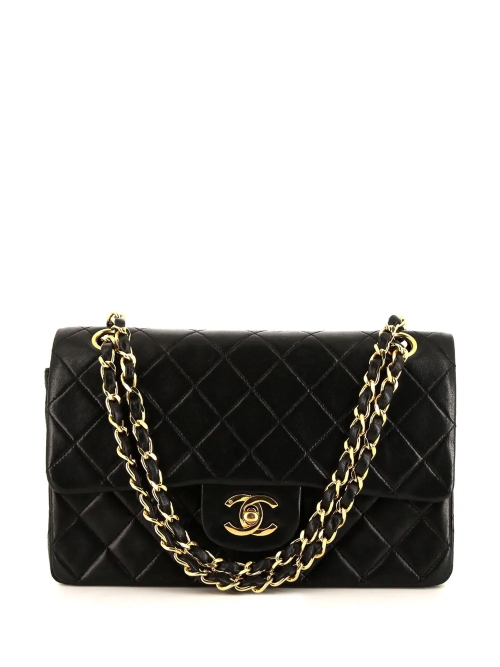 

Chanel Pre-Owned 1988 Timeless CC turn-lock shoulder bag - Black