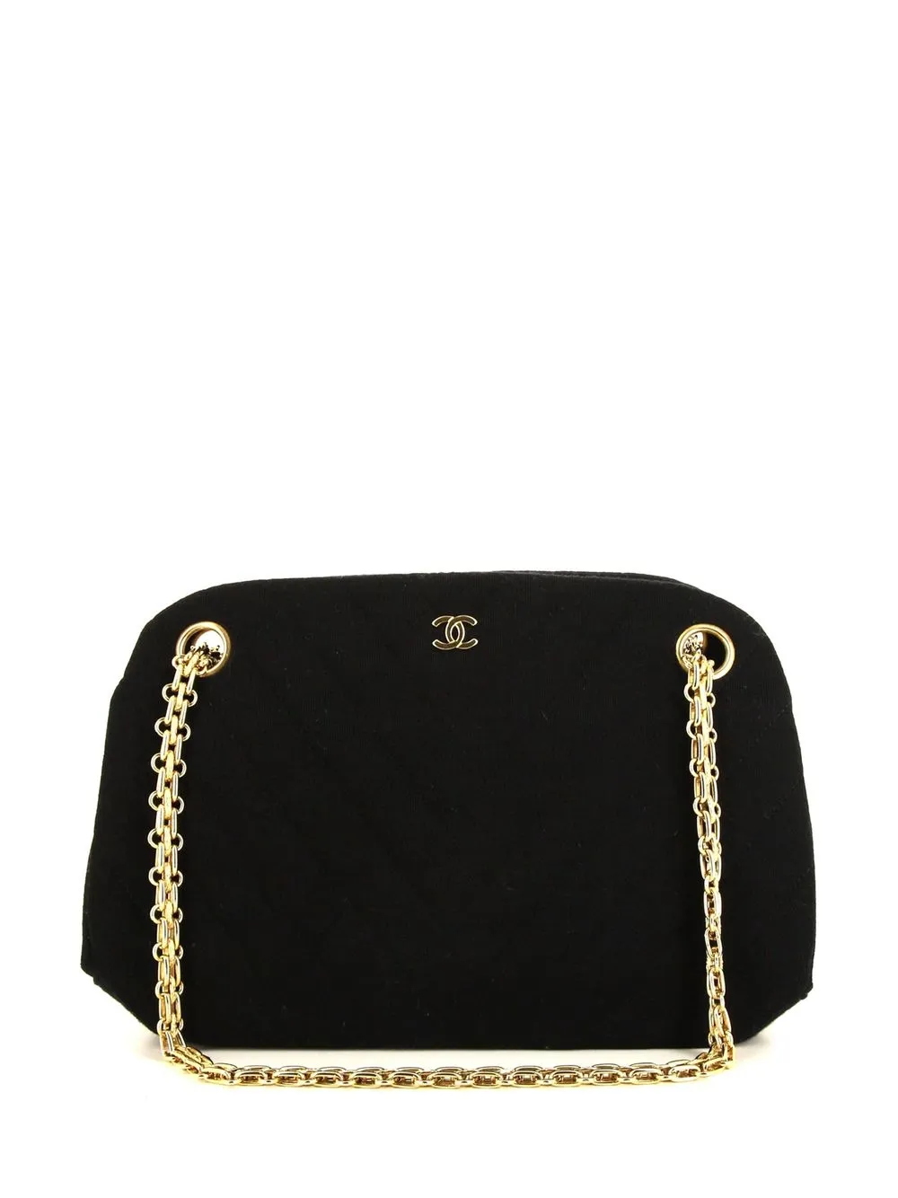 

CHANEL Pre-Owned bolsa de hombro capitonada 1991 - Negro