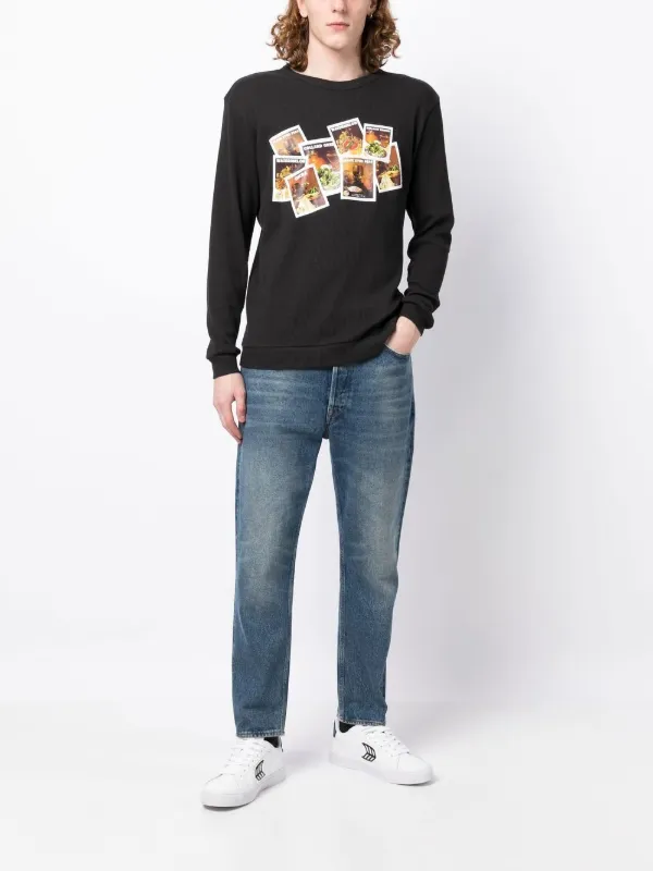 Denim Tears Sky High Farm Cotton T-shirt | Grey | FARFETCH TR
