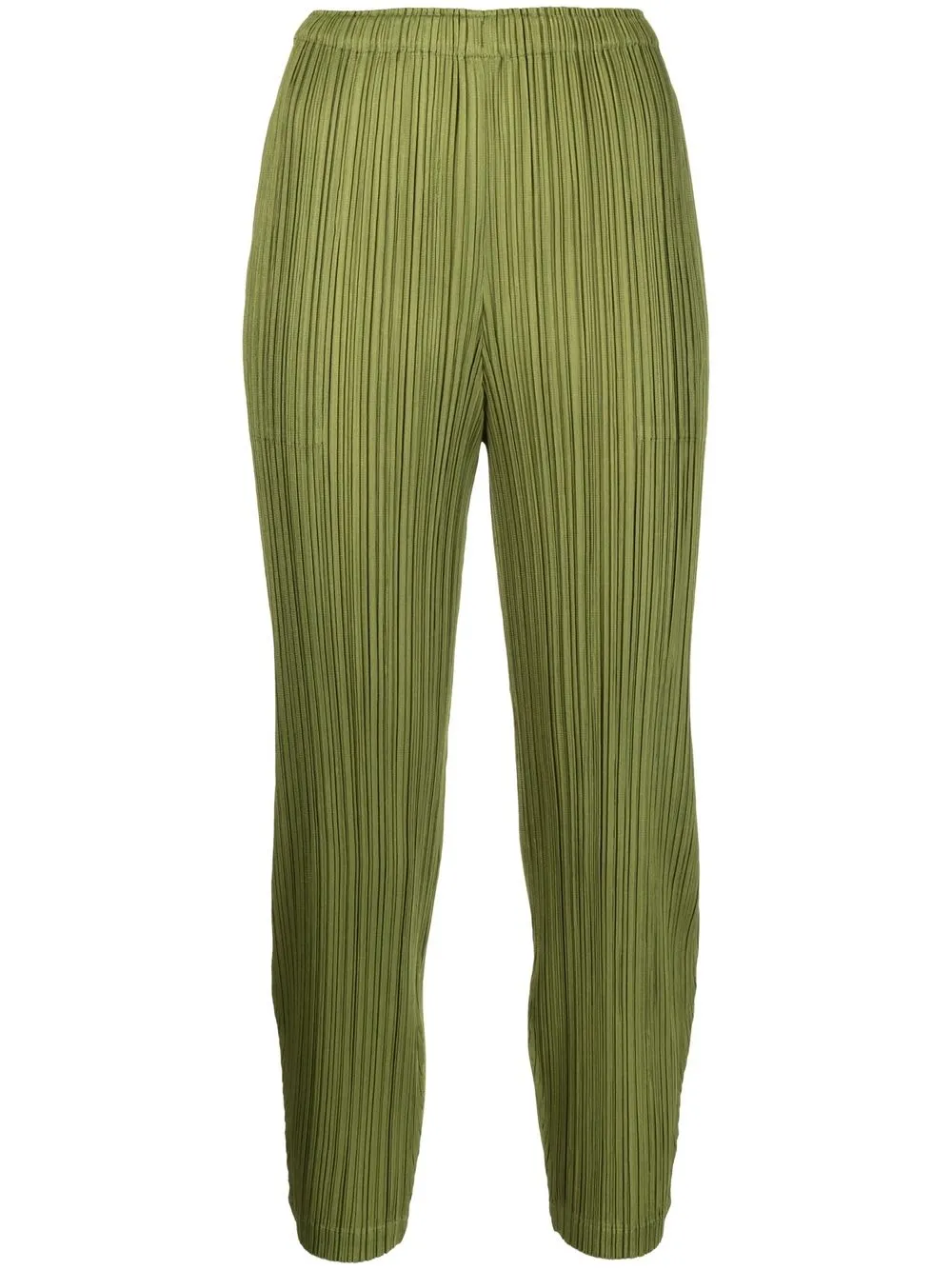 

Pleats Please Issey Miyake Monthly Colors October plissé trousers - Green