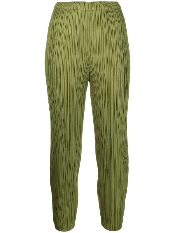 Pleats Please Issey Miyake Monthly Colors October Plissé Trousers
