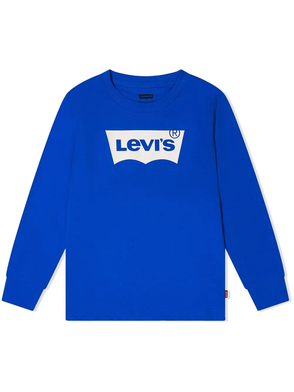 

Levi's Kids logo-print long-sleeve T-shirt - Blue