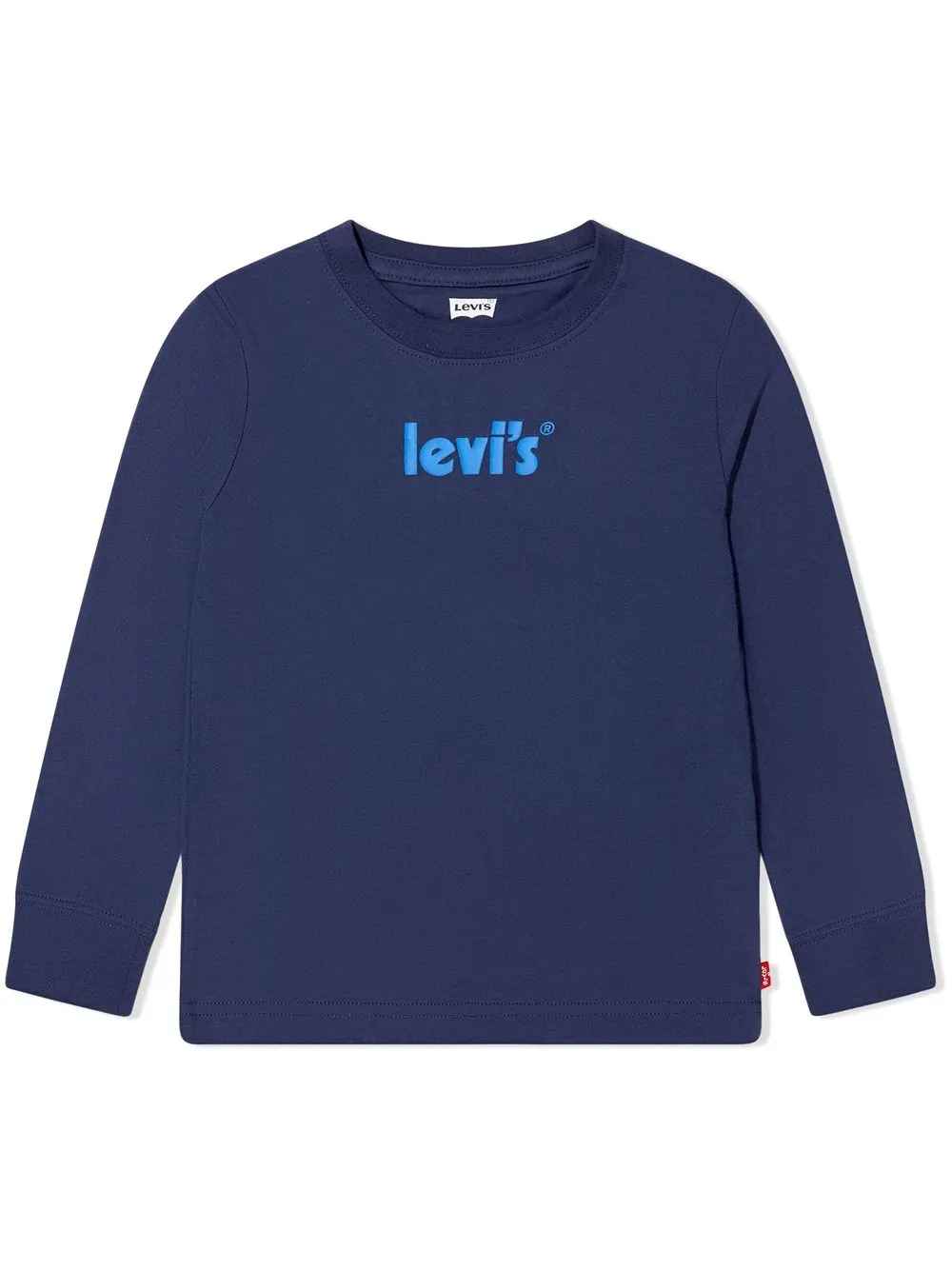 

Levi's Kids logo-print long-sleeve T-shirt - Blue
