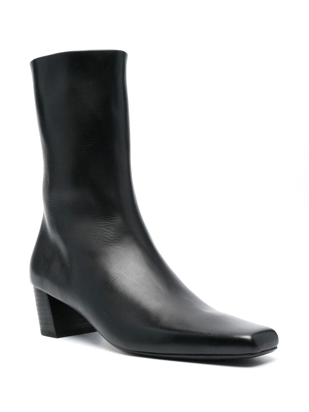 Shop Marsèll Square Toe 50mm Boots In 黑色