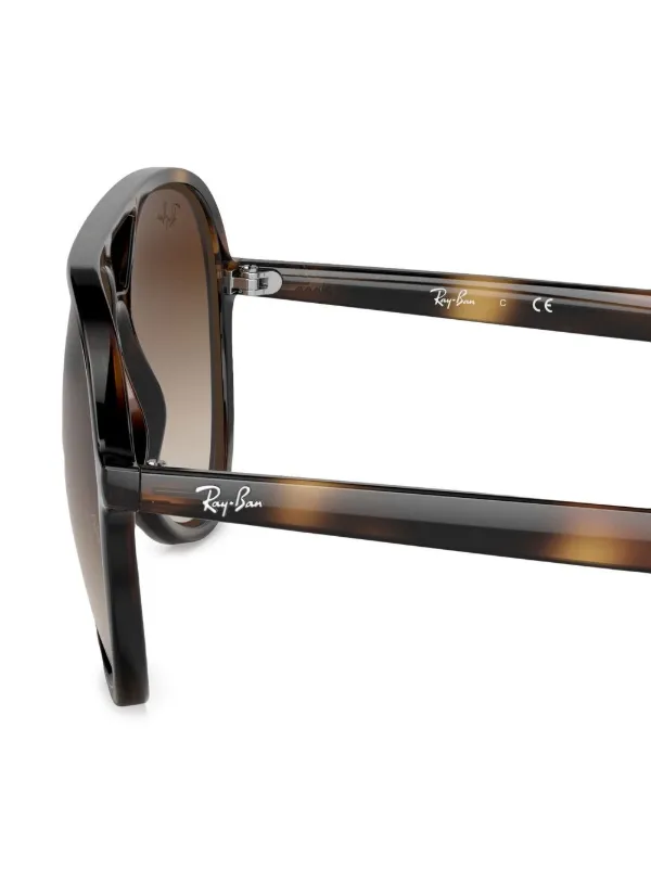 Ray-Ban トータスシェル サングラス Ray-Ban RB4376 トータスシェル パイロットサングラス