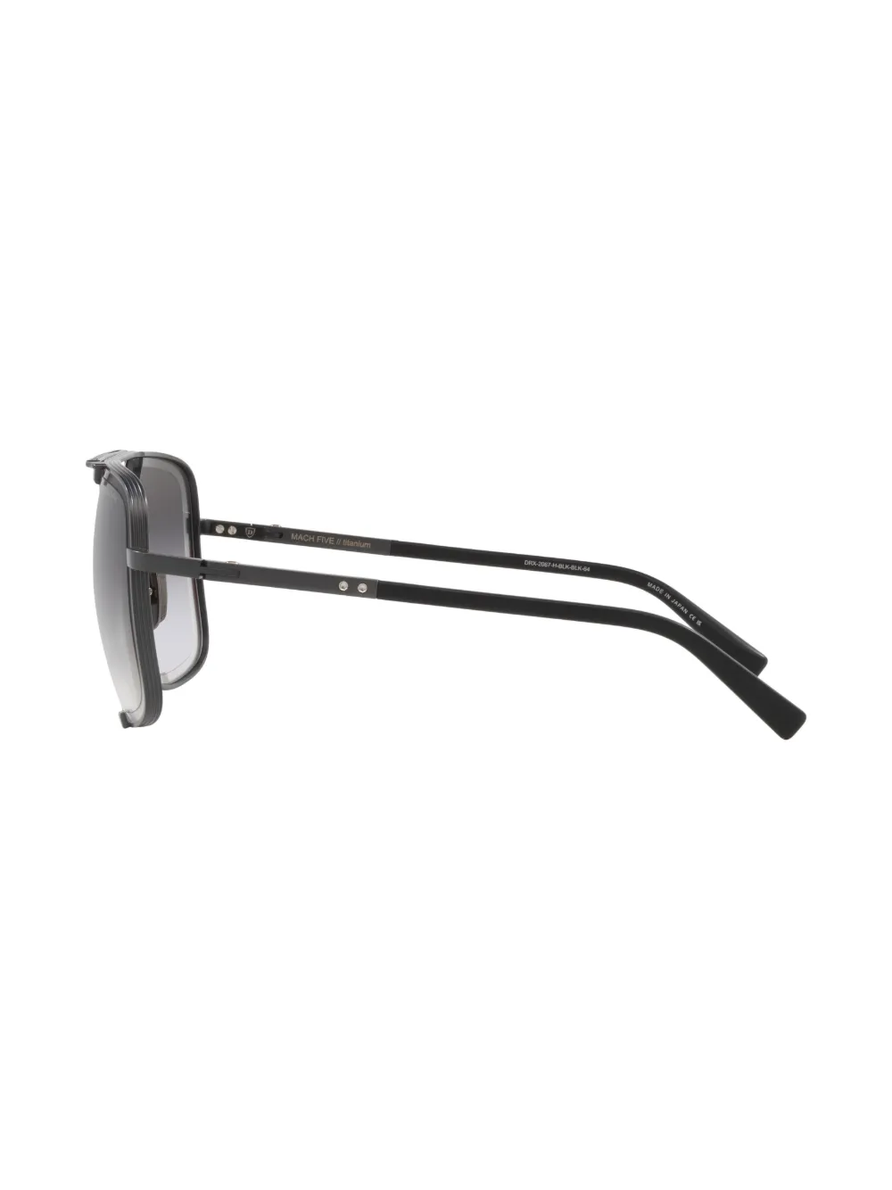 Dita Eyewear Mach-Five zonnebril Zwart