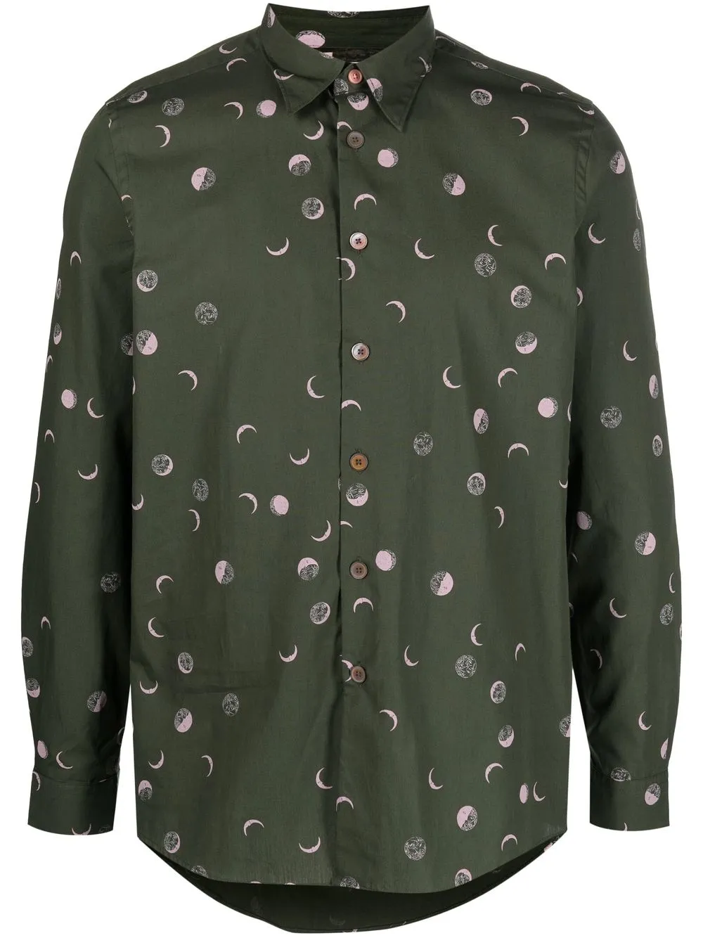 

PS Paul Smith camisa Etched Moon estampada - Verde