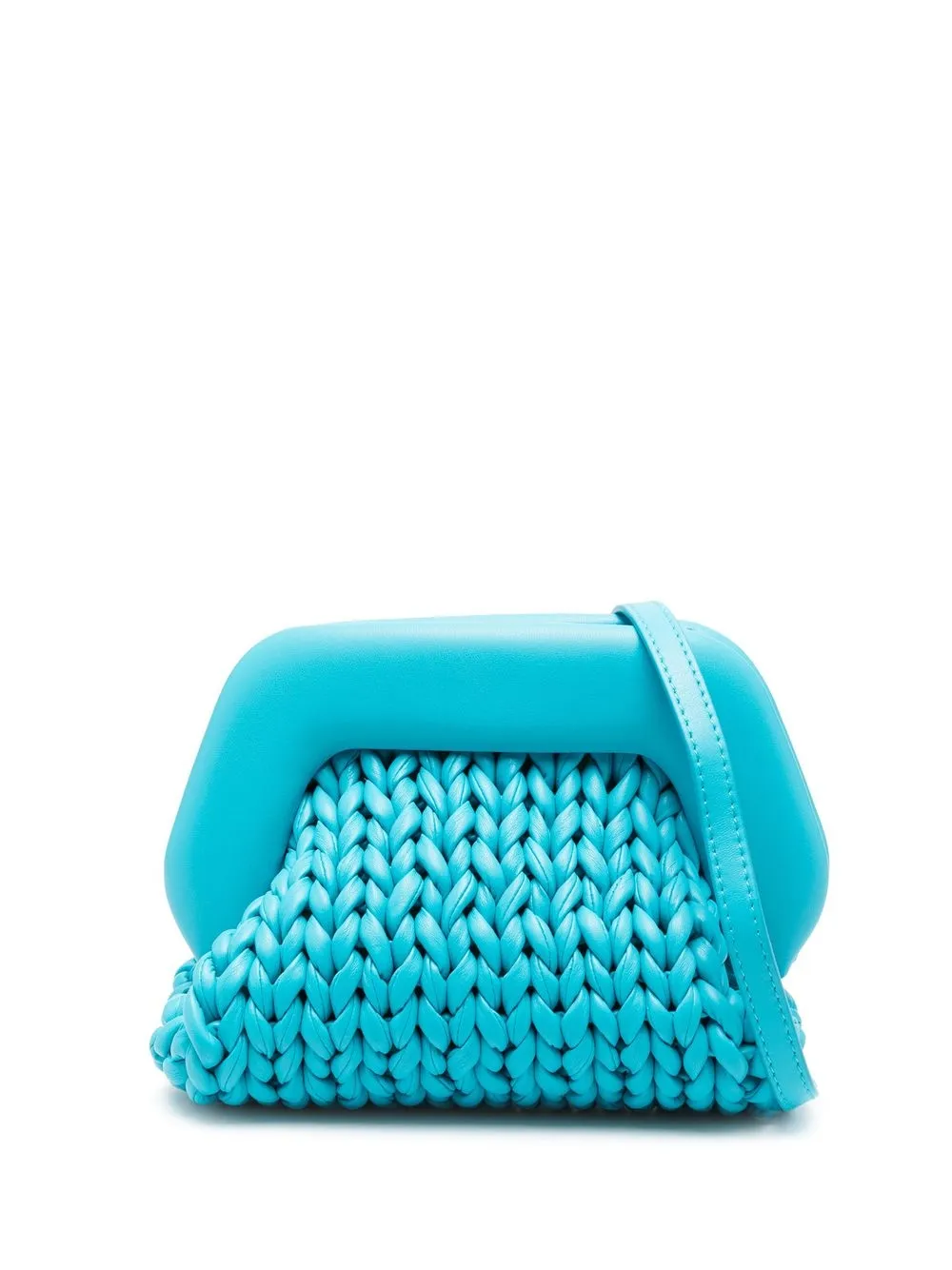 

Themoirè Gea knitted clutch bag - Blue