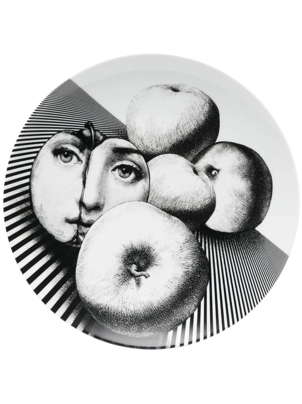 Image 1 of Fornasetti Wall Plate Tema e Variazioni n.390