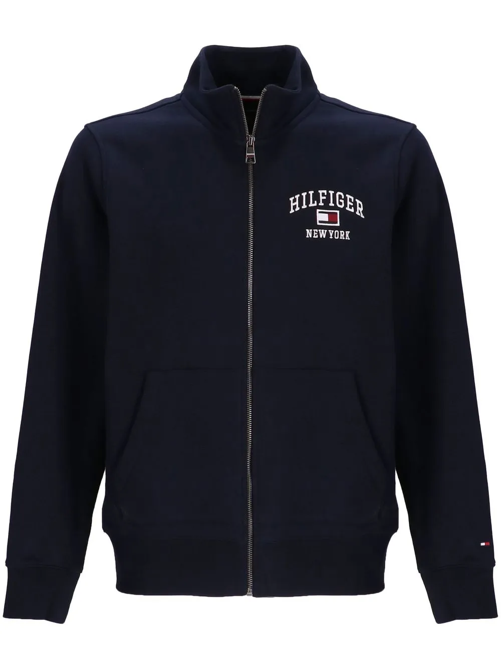 

Tommy Hilfiger chest-logo zip-up jacket - Blue
