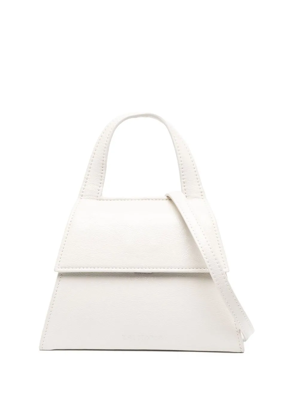 

Trussardi faux-leather foldover bag - Neutrals