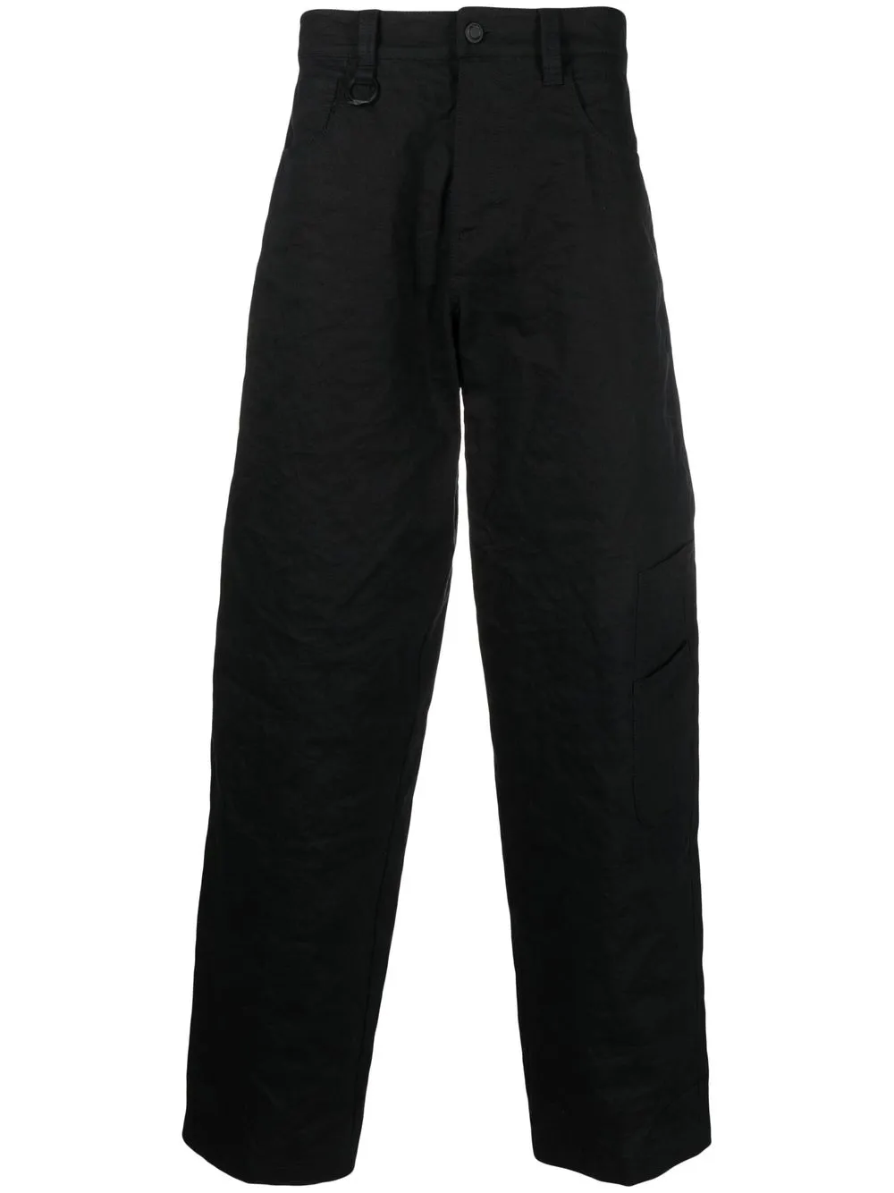 

Trussardi high-waisted straight-leg trousers - Black