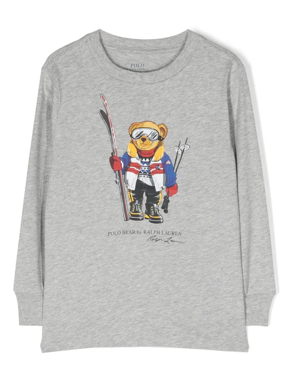 

Ralph Lauren Kids Polo Bear long-sleeve T-shirt - Grey