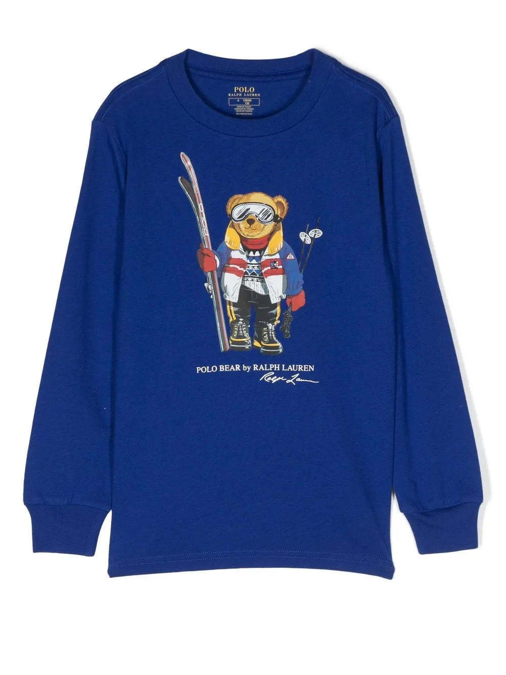 

Ralph Lauren Kids Polo Bear long-sleeve sweatshirt - Blue