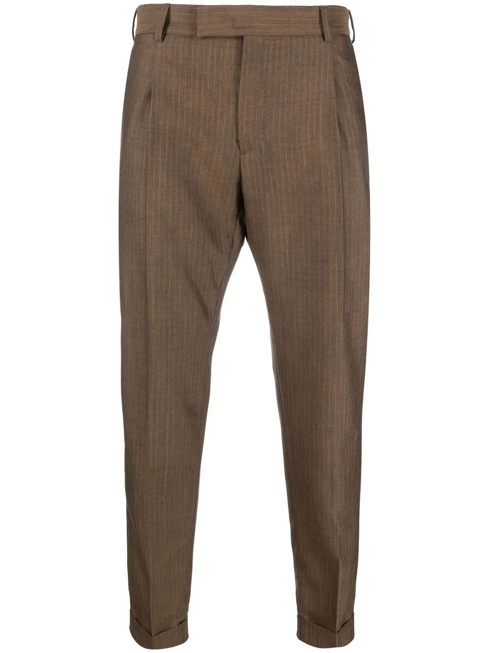 

PT Torino cropped tailored trousers - Brown