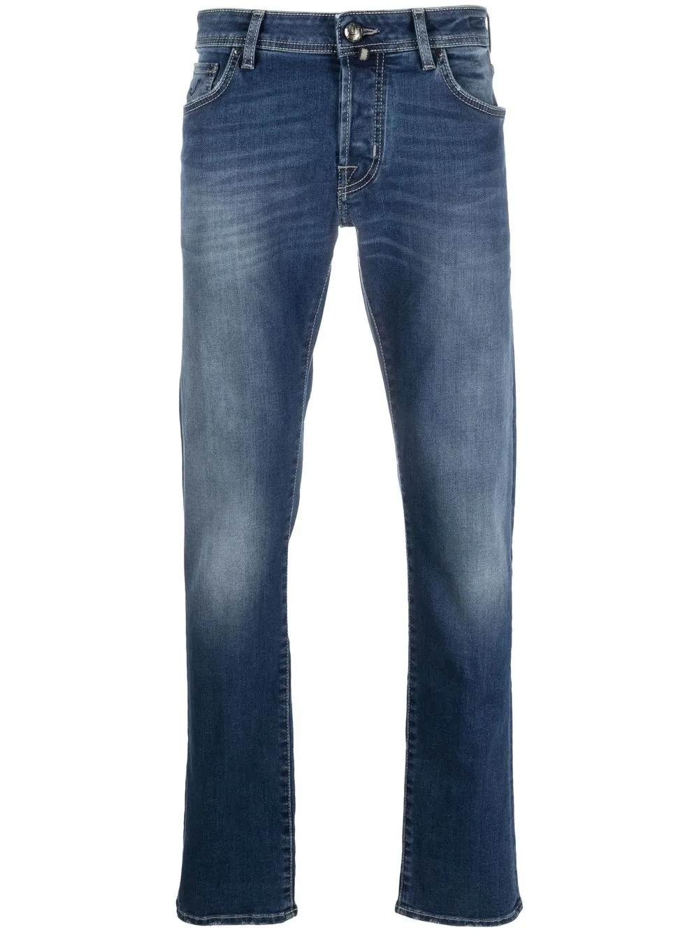 

Jacob Cohën faded-effect straight-leg jeans - Blue