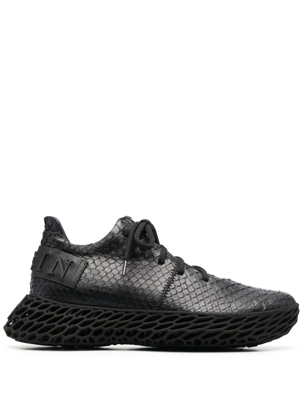 

Philipp Plein textured low-top sneakers - Black