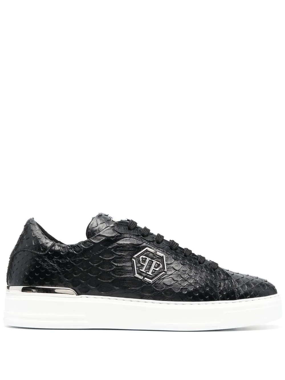 

Philipp Plein textured low-top sneakers - Black