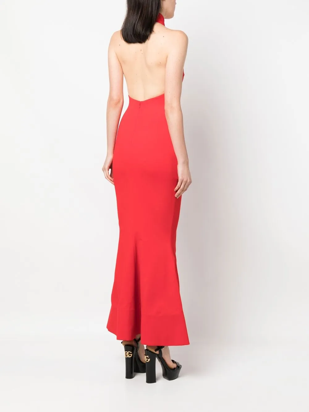 solace-london-lula-halterneck-mermaid-dress-farfetch