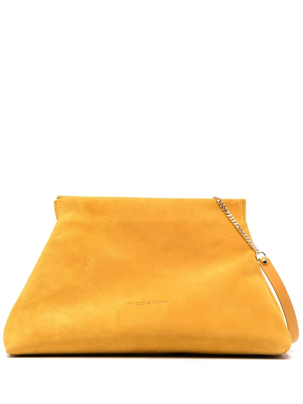 

Nico Giani embossed-logo detail clutch bag - Yellow