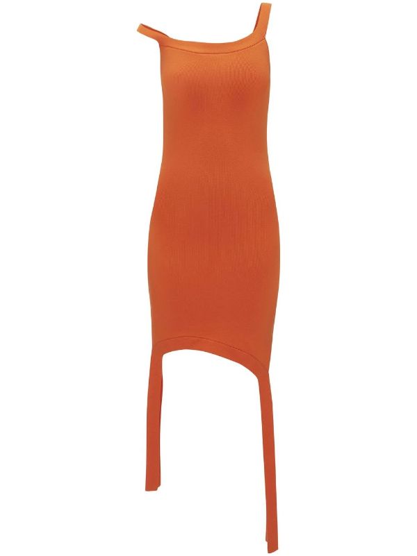 JW Anderson Deconstructed Knitted Mini Dress - Farfetch